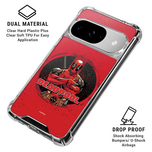 Marvel Deadpool Wade Wilson Google Pixel 10 Clear Case